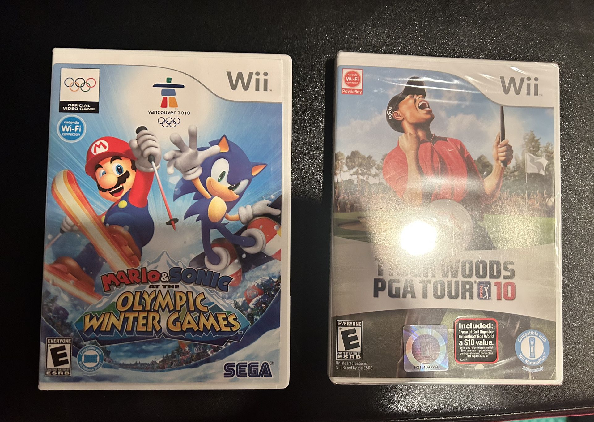 Nintendo Wii Games And Bag