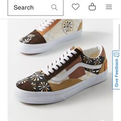 Urban outfitters Vans Old Skool Divine Patchwork Sneaker womens 7 mens 5.5