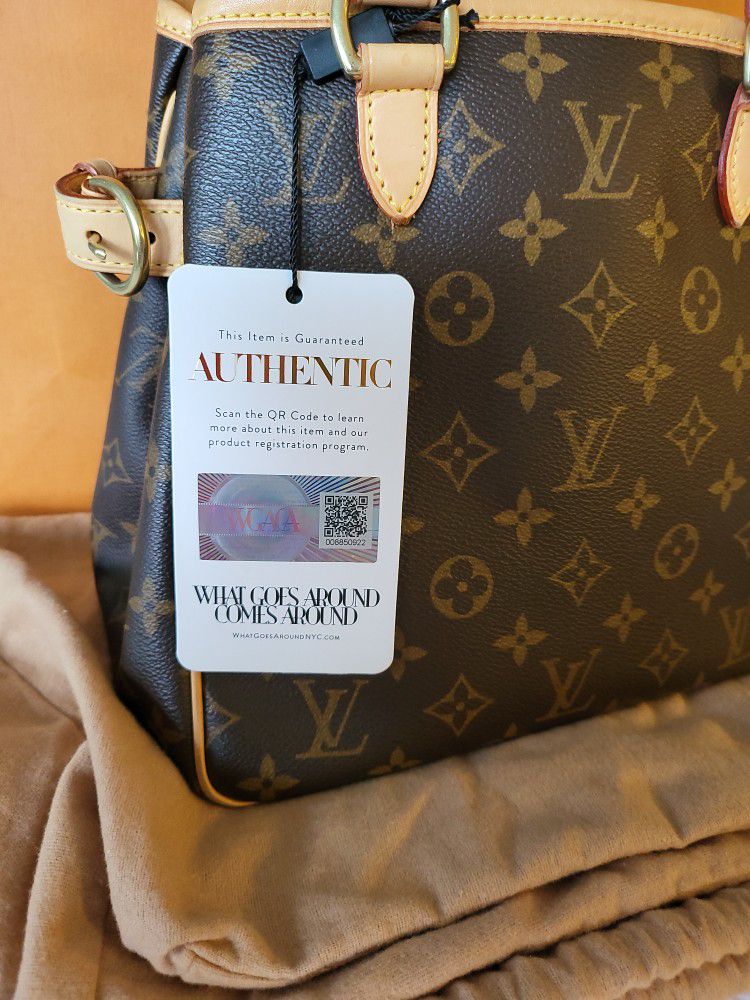 Louis Vuitton Marignan Handbag Claim Auth Mm1535