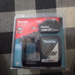 Makita Fast Charger And a 4.0  18v Battery 