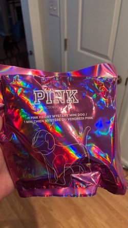 VS PINK plush dog blind bag  OPENED