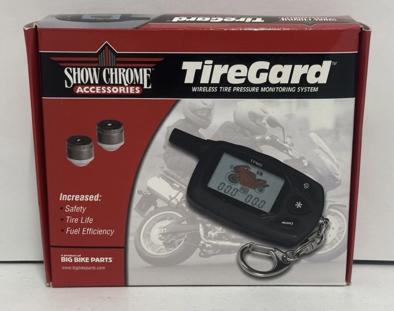 Show Chrome TireGard 13-315 Wireless Tire Pressure Monitoring System New In Box