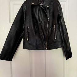 Girls Forever 21 Faux Leather Jacket