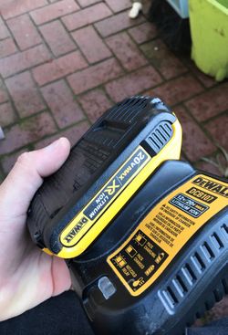 DEWALT DCB107 $50. only one battery