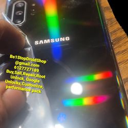 THE FLAGSHIP OF FLAGSHIPS SAMSUNG GALAXY NOTE 10 + UNLOCKED IN AURA GLOW !