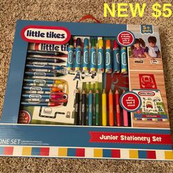 NEW Little Tikes junior stationary set: art supplies