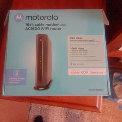 Motorola MG7540 Cable Modem/Router