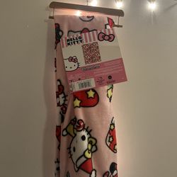 Hello Kitty Christmas Blanket, BABY THROW BLANKET NEW 