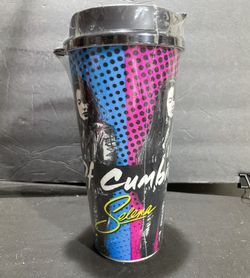Selena Quintanilla Cumbia Travel Tumbler with Pop Art Design Collectible Cup New  Vibrant travel tumbler featuring a pop art design, memorabilia of Po