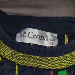Vintage St. Croix Knits multicolor striped Sweater