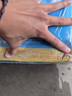 Inflatable Pool or Float 120x101x26 In