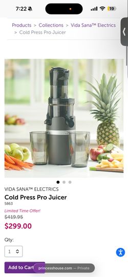 Princess house juicer