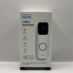Blink Video Doorbell Wired/Battery Operated Two Way Audio Smart Wi-Fi