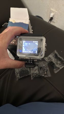 Action Camera with Waterproof Housing