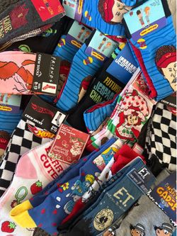 Novelty socks, gifts, 90s , 80s