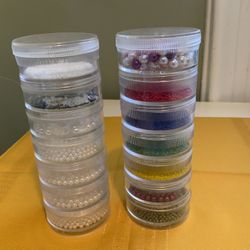 Beads Assorted Lot  (mix, appro. 1.5 Lb of beads)
