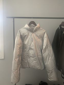 Silver Puffer Jacket