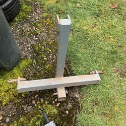 Receiver Hitch/Draw Bar For Three Point Tractor