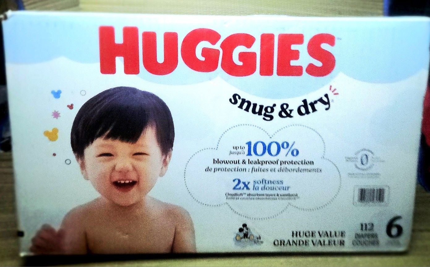 Huggies Snug And Dry Diapers 112ct Size 6