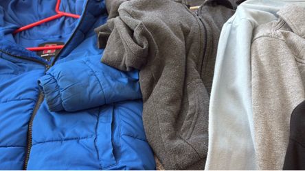 Boys jacket and 5 hoodies