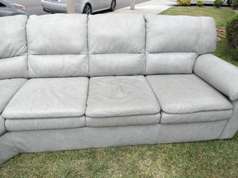 Leather sofa sectional