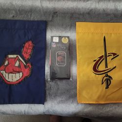 Cleveland Sports Teams Garden Flags - Set Of 3