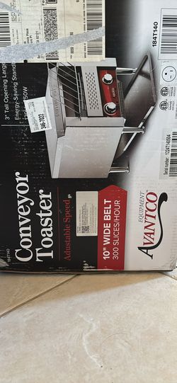 Avantco conveyor toaster 10 in belt