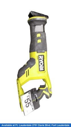 Ryobi Pcl515 Green Cordless Reciprocating Saw
