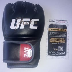 PAULO COSTA MMA/UFC STAR SIGNED AUTOGRAPHED UFC GLOVE JSA COA RARE!