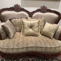 3-Piece Elegant Fabric Sofa Set – $450 (Union City)