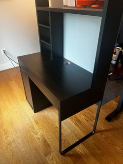 Ikea desk with hutch and chair