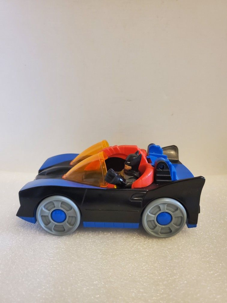 Fisher Price Imaginext Dc Comics Batman Action Figure & Batmobile Car ComicBooks
