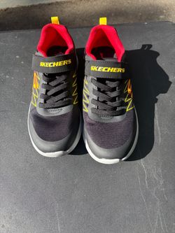 Skechers Kids Sneakers Black Red Yellow