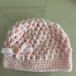 Baby Hat Hand Made Crotchet 