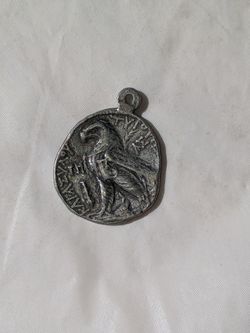 Antique-Style Coin Pendant Charm