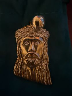 14k Jacoje Large Diamond Jesus Piece