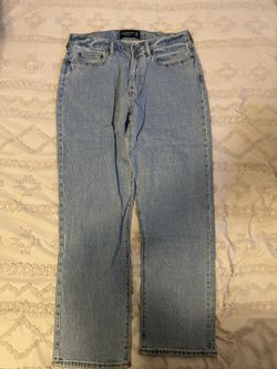Abercrombie & Fitch Loose Light Wash Jeans