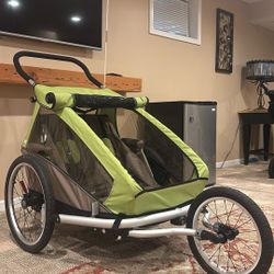 Croozer 3 In 1 Bike Trailer/ Jogging Stroller And Stroller For 2 Kids
