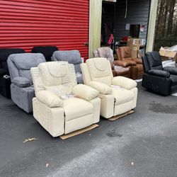 HEATING MASSAGE/ MANUAL RECLINER 