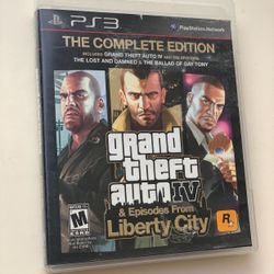 GTA IV The Complete Edition Sony PS3