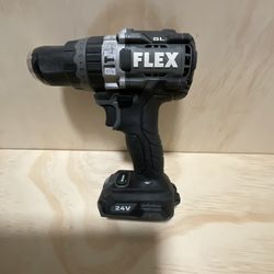 FLEX 24V 1/2" 2-Speed Hammer Drill with Turbo Mode$