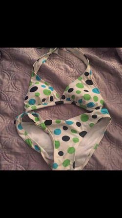 Polka dot swimsuit