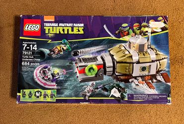 Lego Teenage Mutant Ninja Turtlee 79121 Turtle Sub Undersea Chase 684 pieces