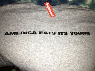 “America Eats Its Young” Supreme Tee Thumbnail