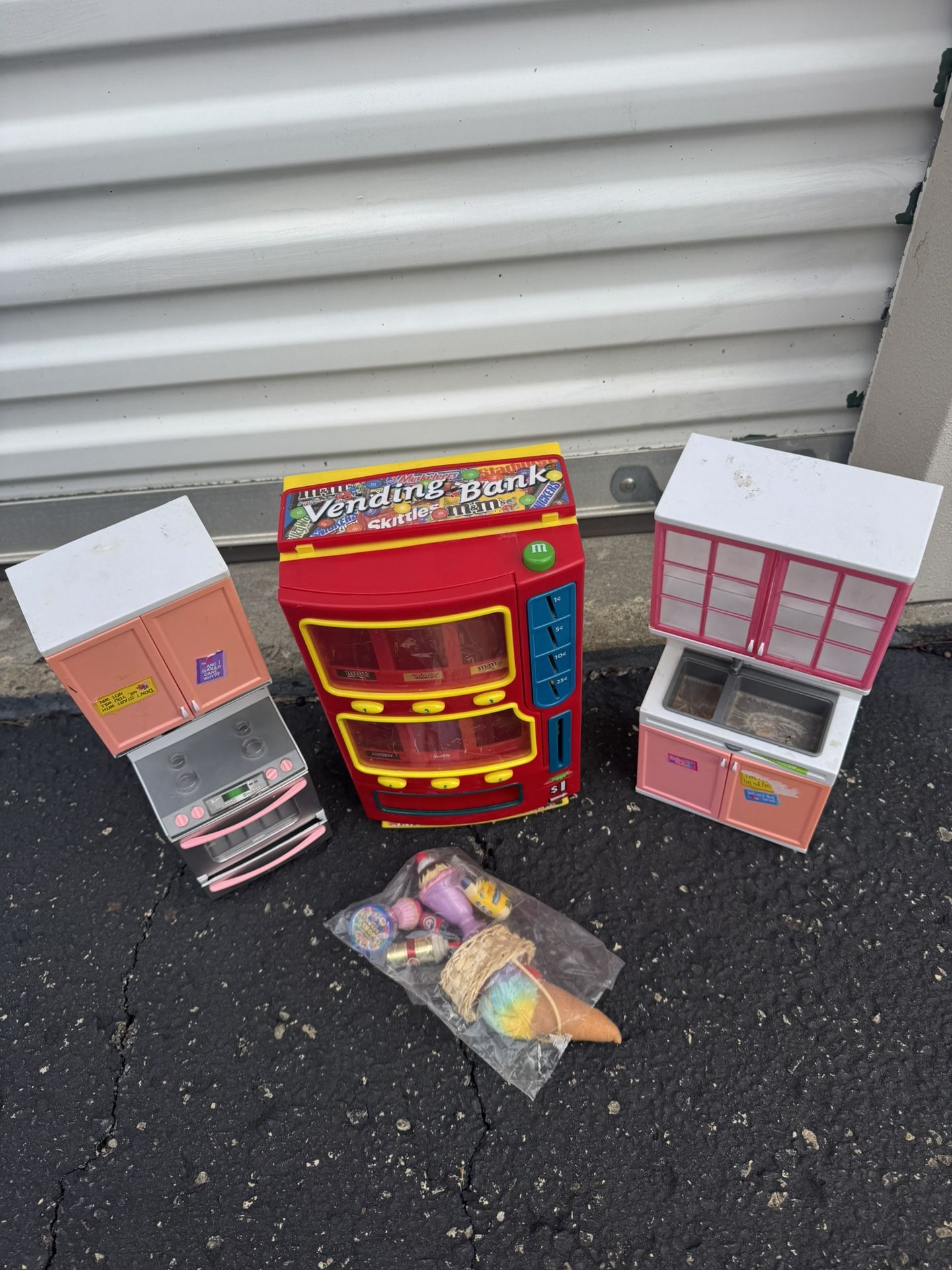 Kids Kitchen Toys And Vending Machine
