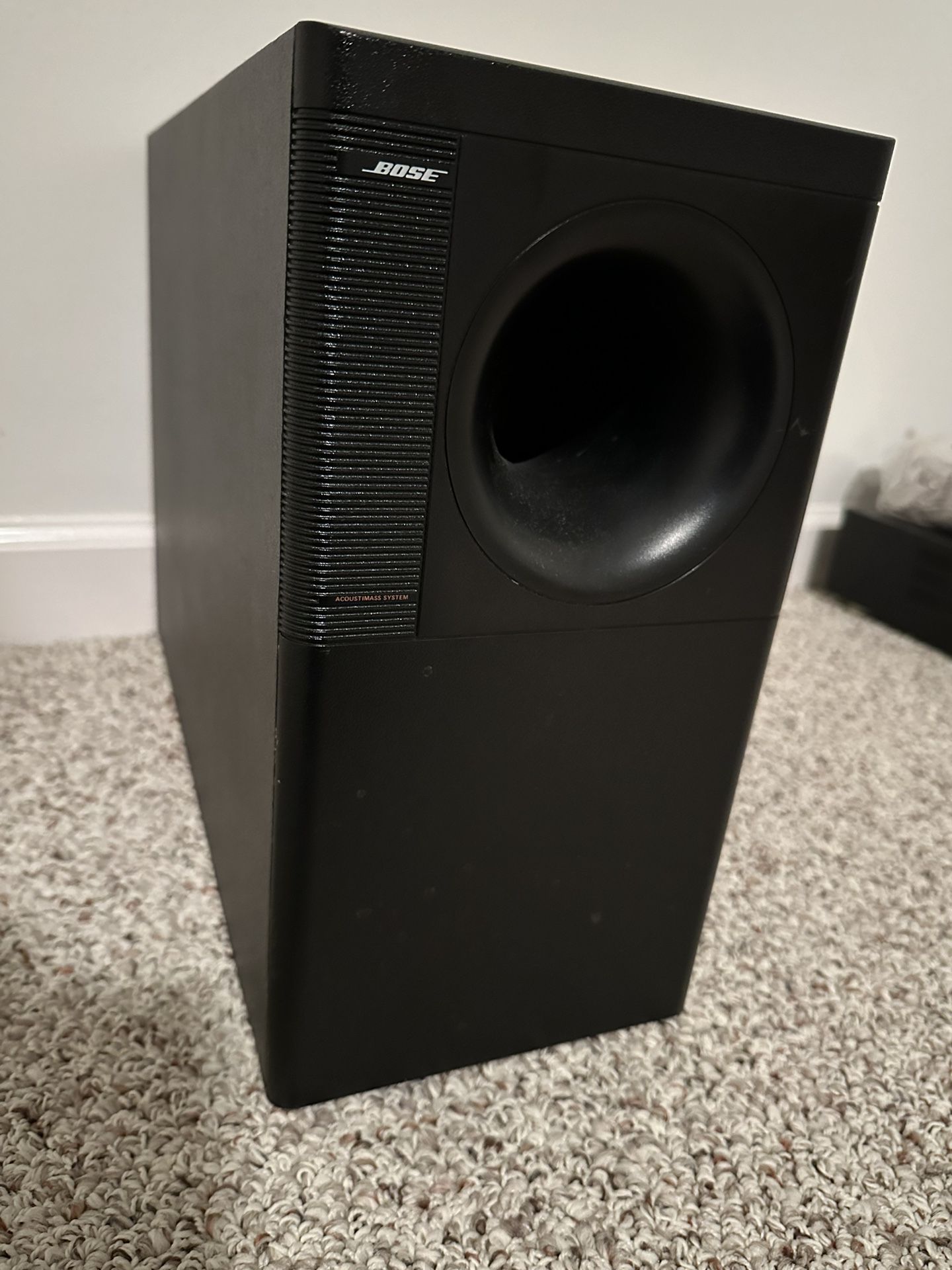 Bose Subwoofer And Speakers And Amp