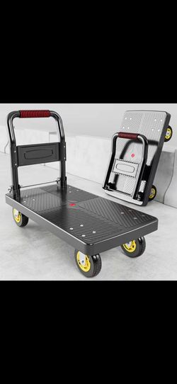 One-Step Industrial Folding Platform Truck