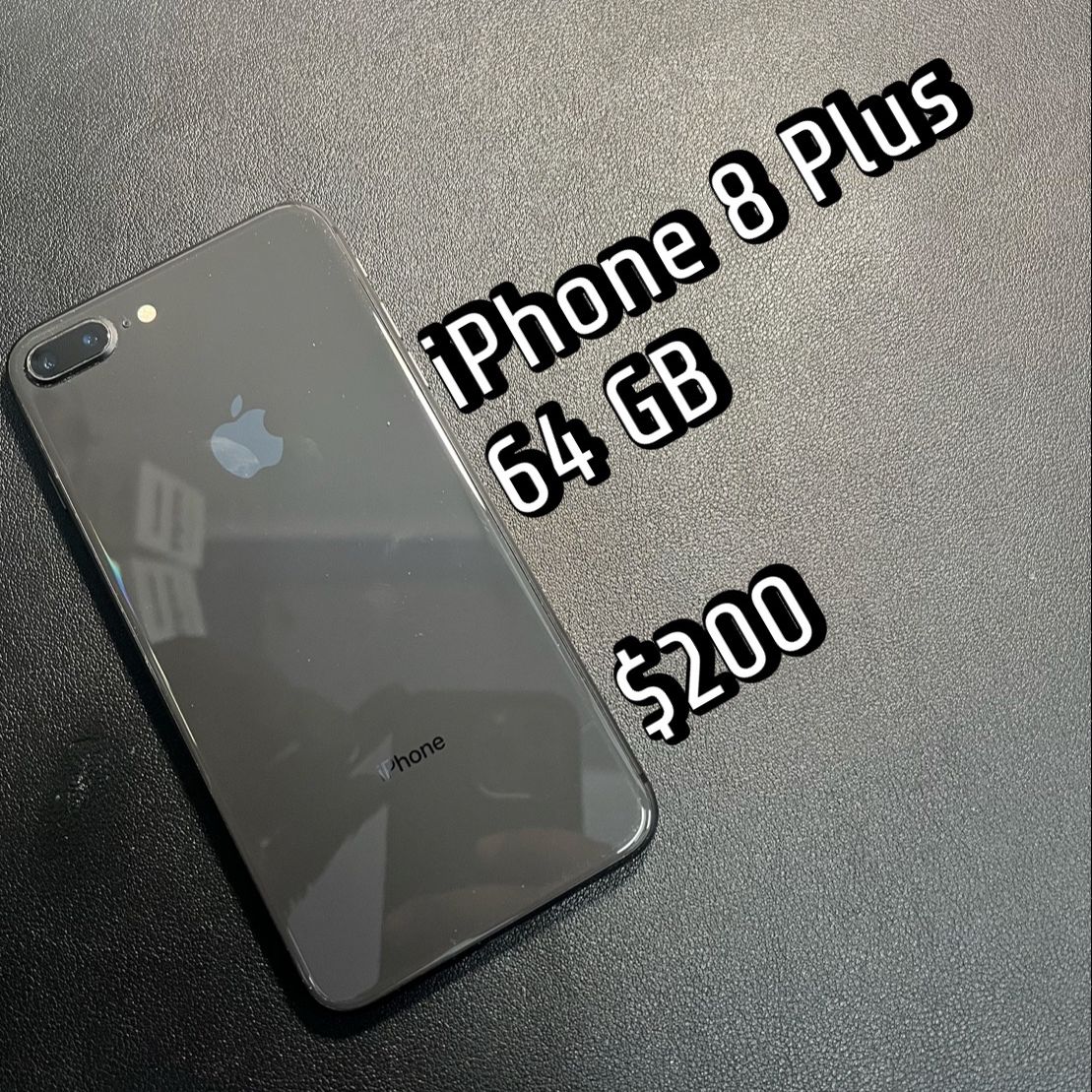 iPhone 8 Plus 64GB black unlocked