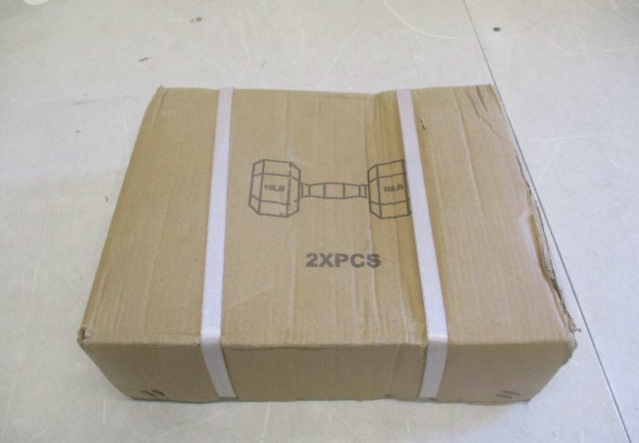 2 X 10lbs Coated Dumbbells