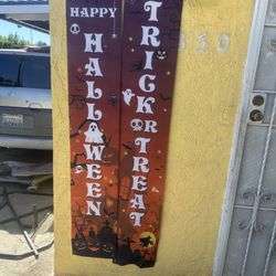 Halloween Decorations Porch Banners